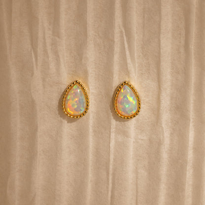 Teadora Opal Teardrop Earrings