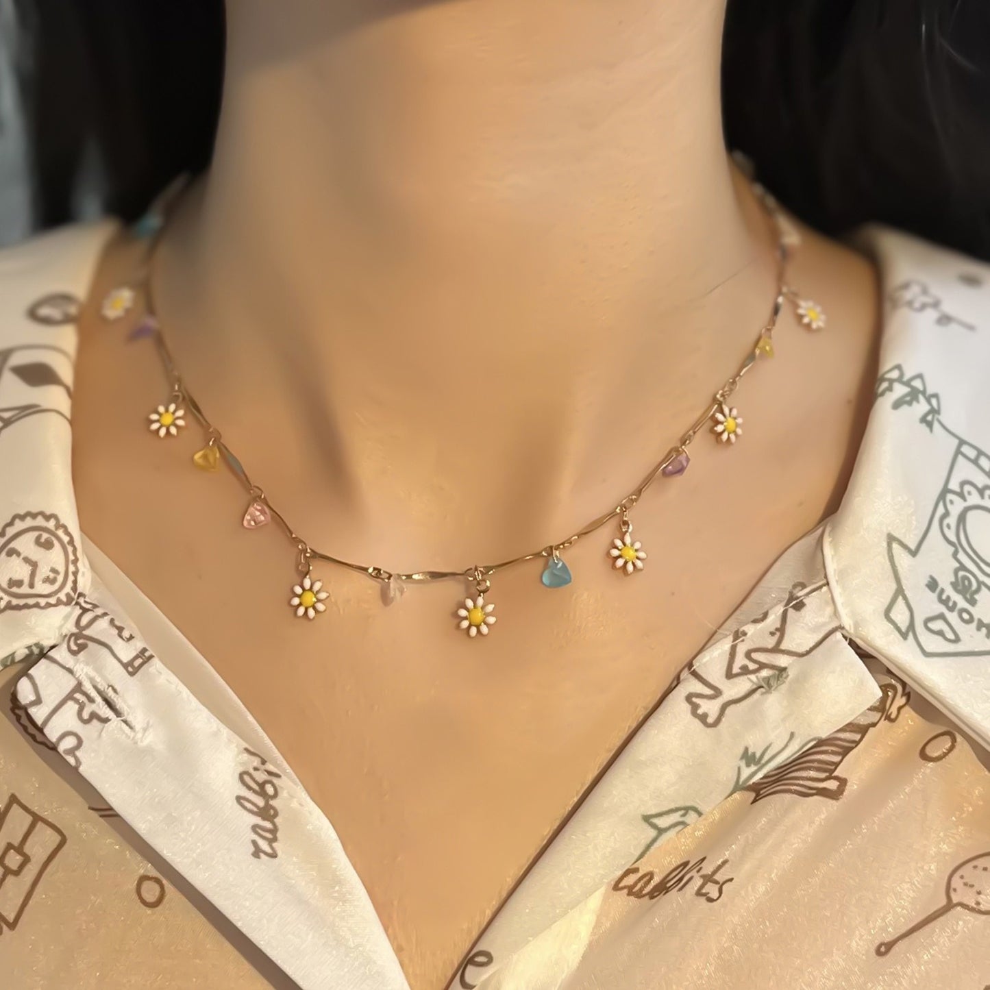 Fiona Flower Choker