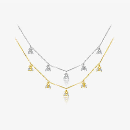 Amélie Crystal Bee Necklace