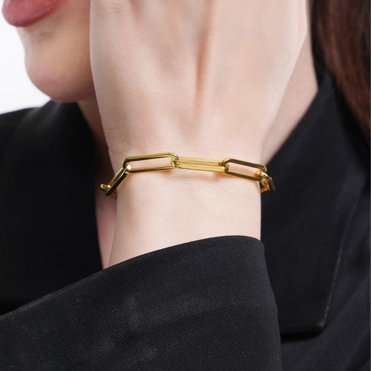 Sofia Bold Paperclip Bracelet