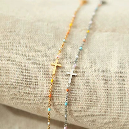 Amélie Cross Bead Bracelet