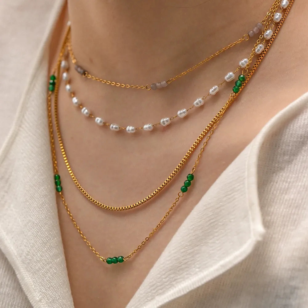 Valentina Tiny Baroque Pearl Necklace