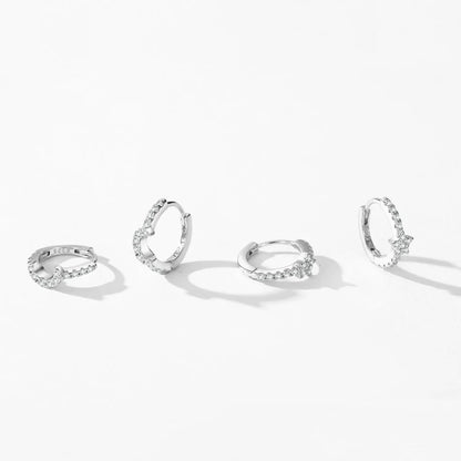 Anais Diamond Star Hoops