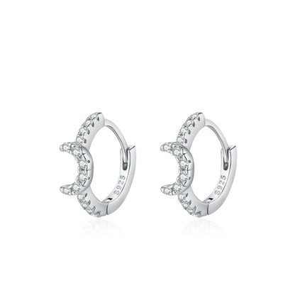 Anais Diamond Moon Hoops