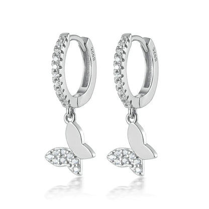 Camille Butterfly Charm Earrings