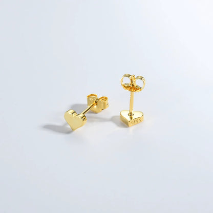 Giulia Heart Stud Earrings