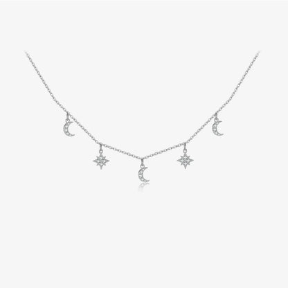 Amélie Moon & Star Necklace