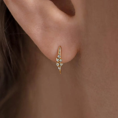 Camille Crystal Cluster Earrings