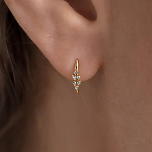 Camille Crystal Cluster Earrings