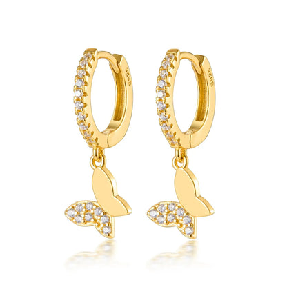 Camille Butterfly Charm Earrings