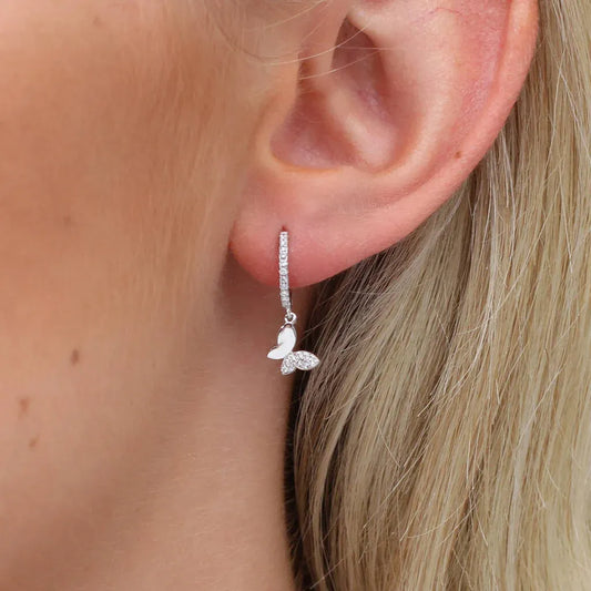 Camille Butterfly Charm Earrings