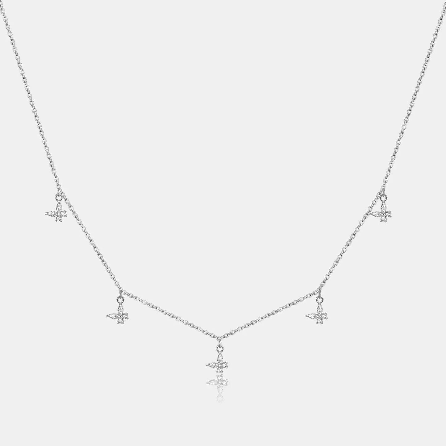 Amélie Crystal Buterfly Necklace