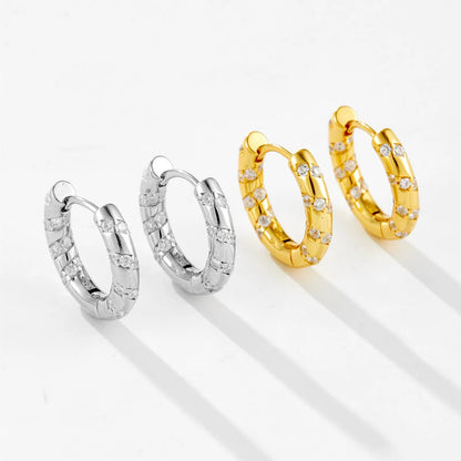 Juliette Crystals Hoops Earrings