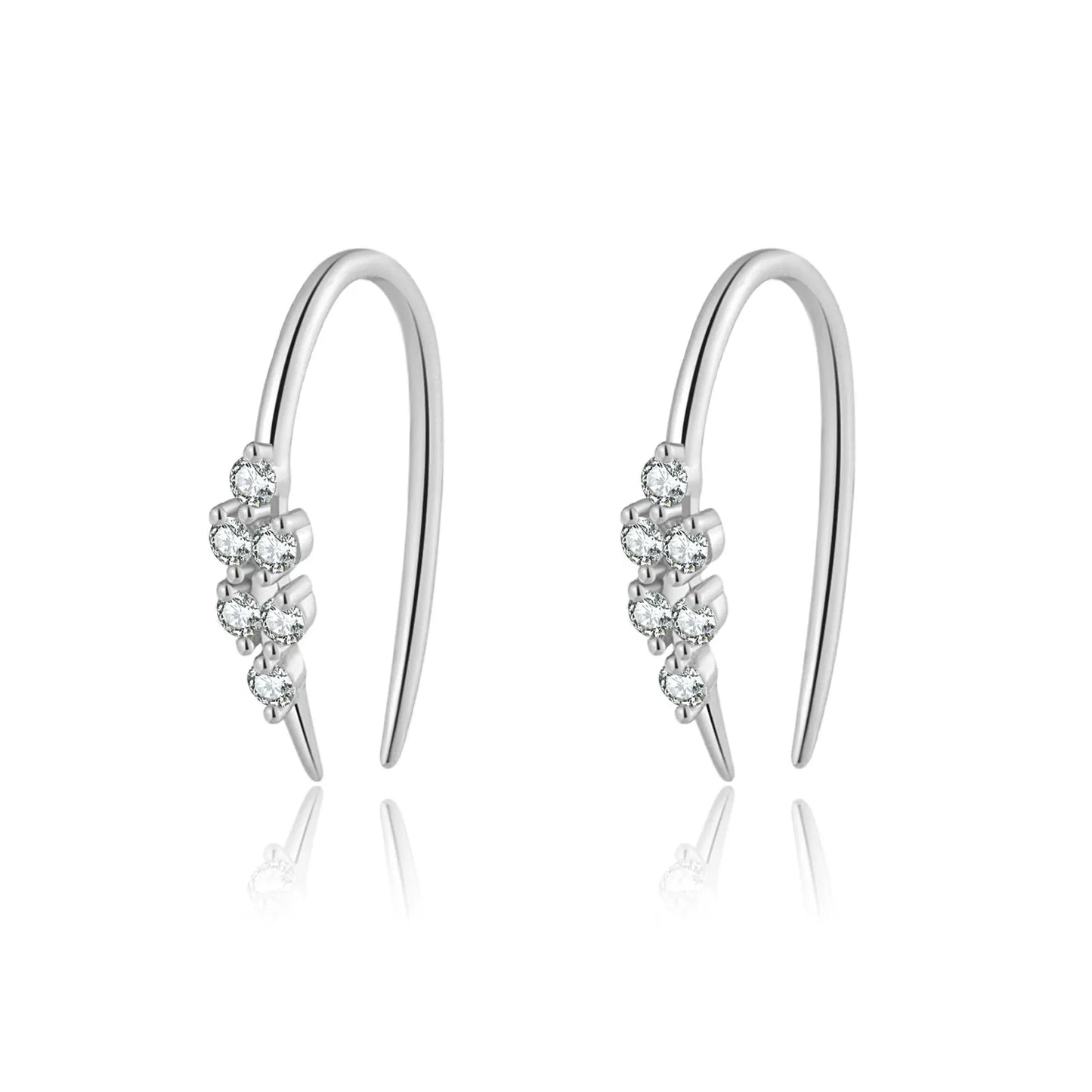 Camille Crystal Cluster Earrings