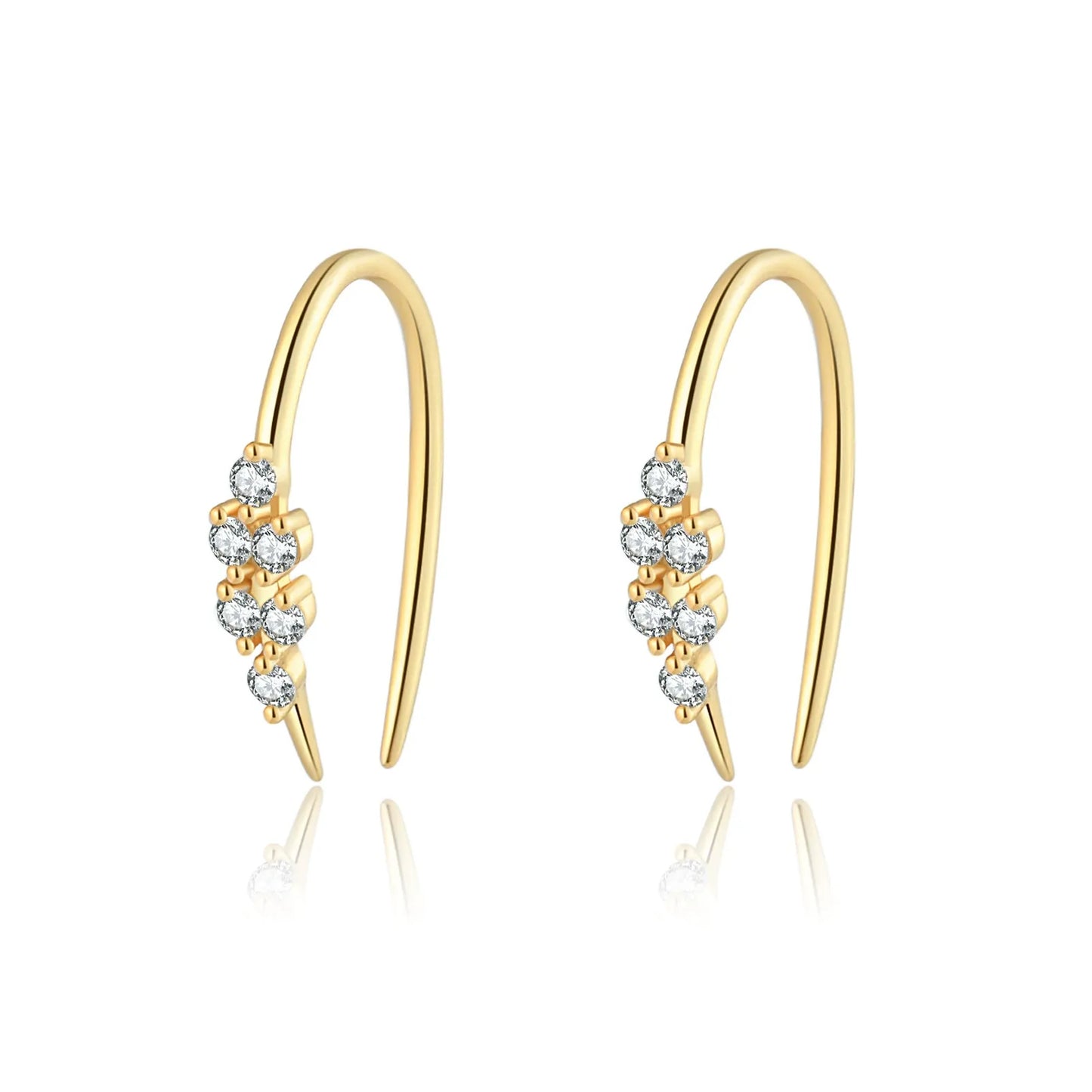 Camille Crystal Cluster Earrings