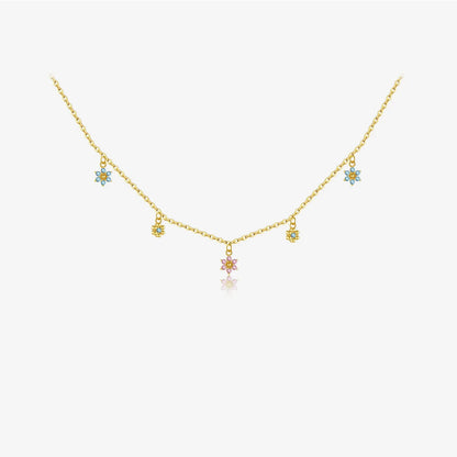 Sofia Blossom Charm Necklace