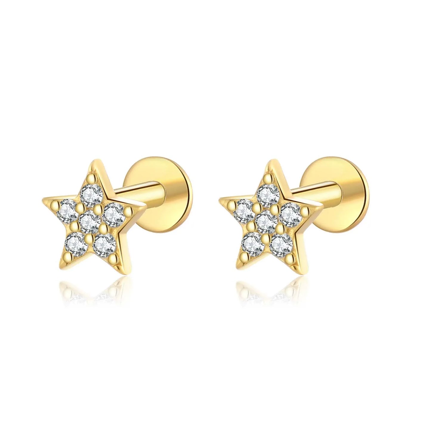 Camille Star Stud Earrings