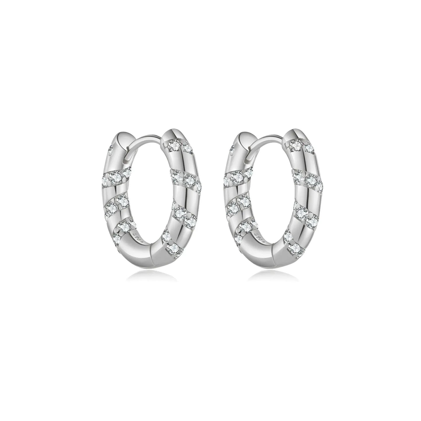 Juliette Crystals Hoops Earrings