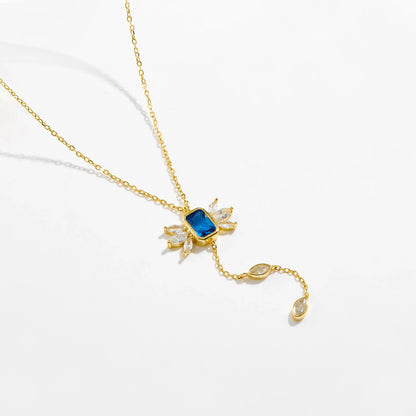Isabella Noir Drop Necklace