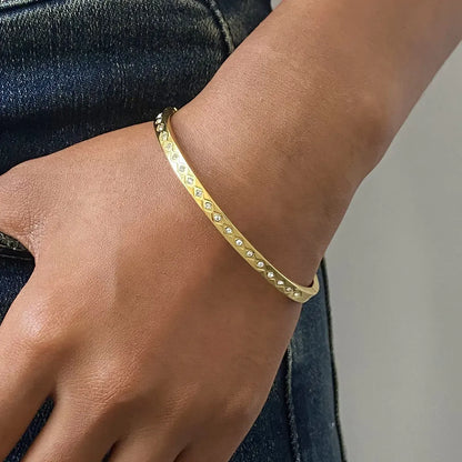 Isabella Pavé Crystal Bangle