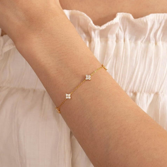 Mia Dainty Crystal Bracelet
