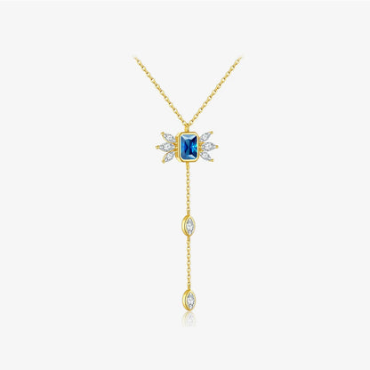 Isabella Noir Drop Necklace