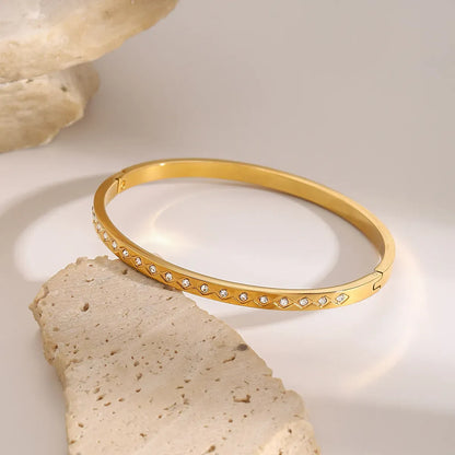 Isabella Pavé Crystal Bangle