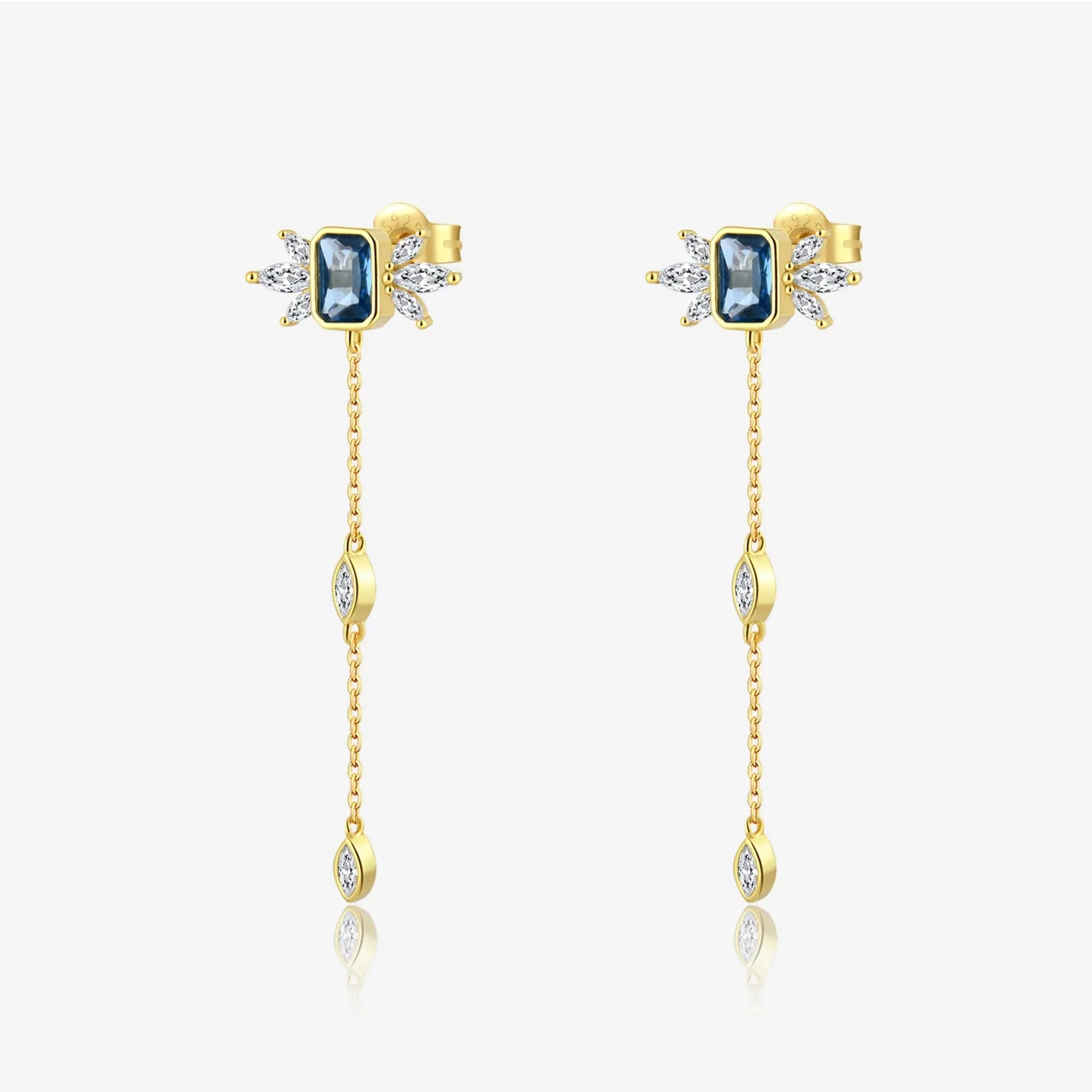 Isabella Noir Drop Earrings