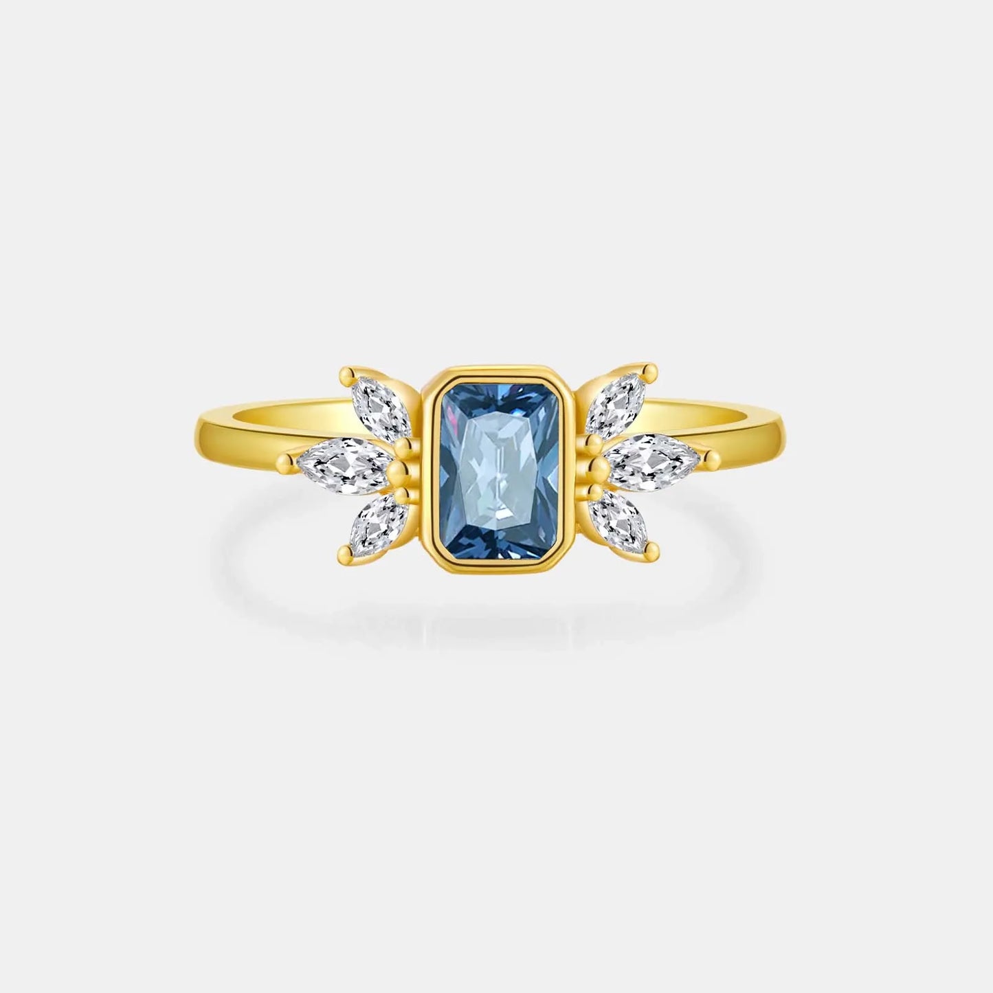 Isabella Noir Crystal Ring