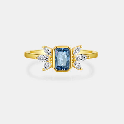 Isabella Noir Crystal Ring