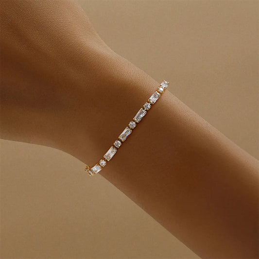 Aurélie Crystal Tennis Bracelet