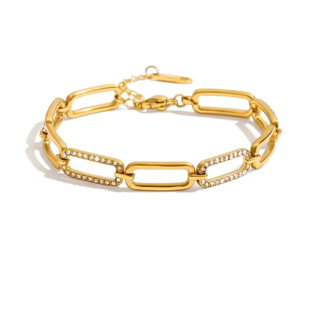 Sofia Gold Link Bracelet