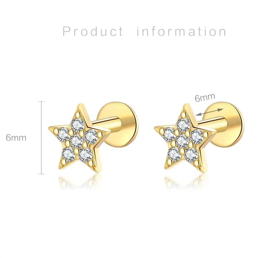 Camille Star Stud Earrings