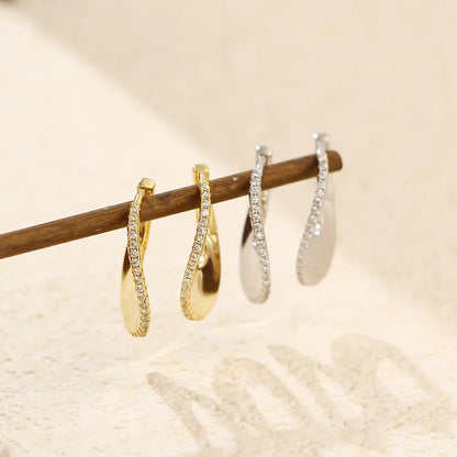 Isabella Modern Twist Earrings