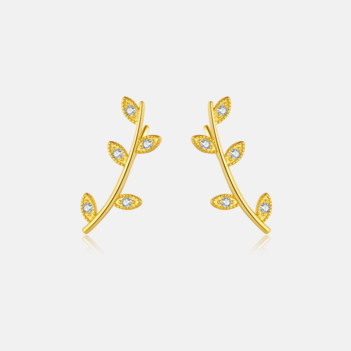Giulia Vine Leaf Earrings