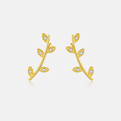Giulia Vine Leaf Earrings
