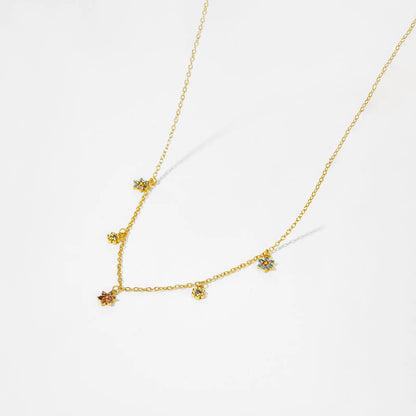 Sofia Blossom Charm Necklace
