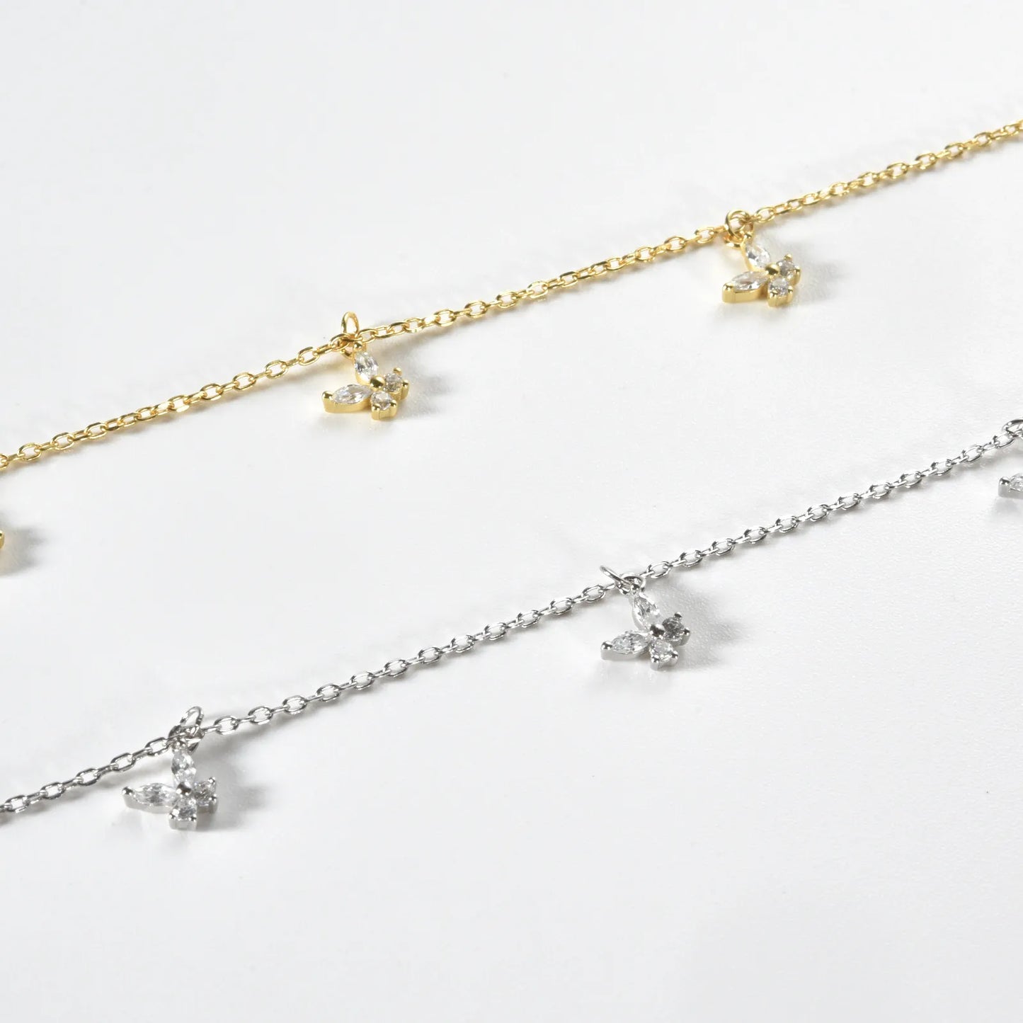 Amélie Crystal Buterfly Necklace