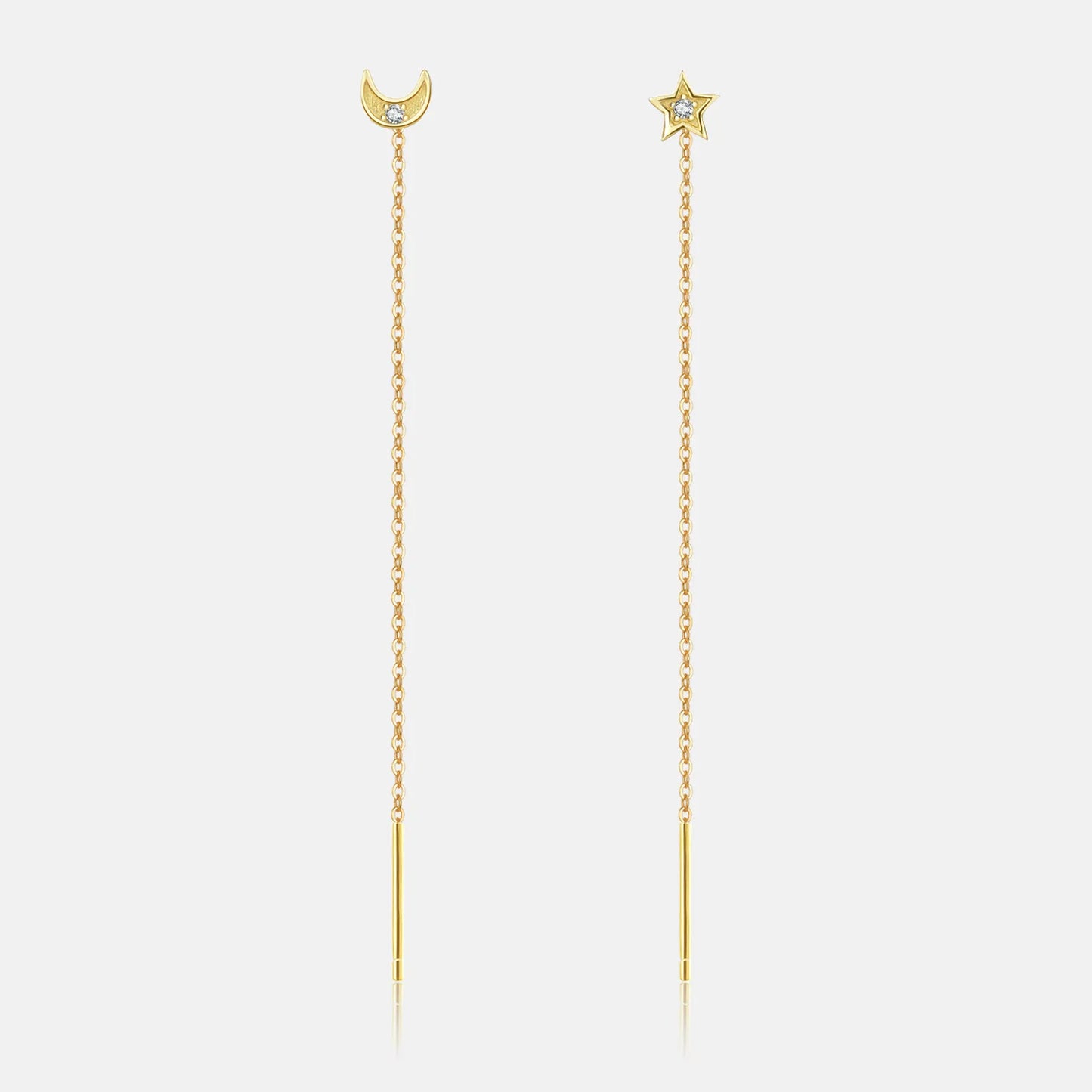 Celestia Drop Chain Earrings