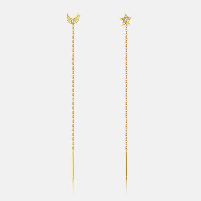 Celestia Drop Chain Earrings