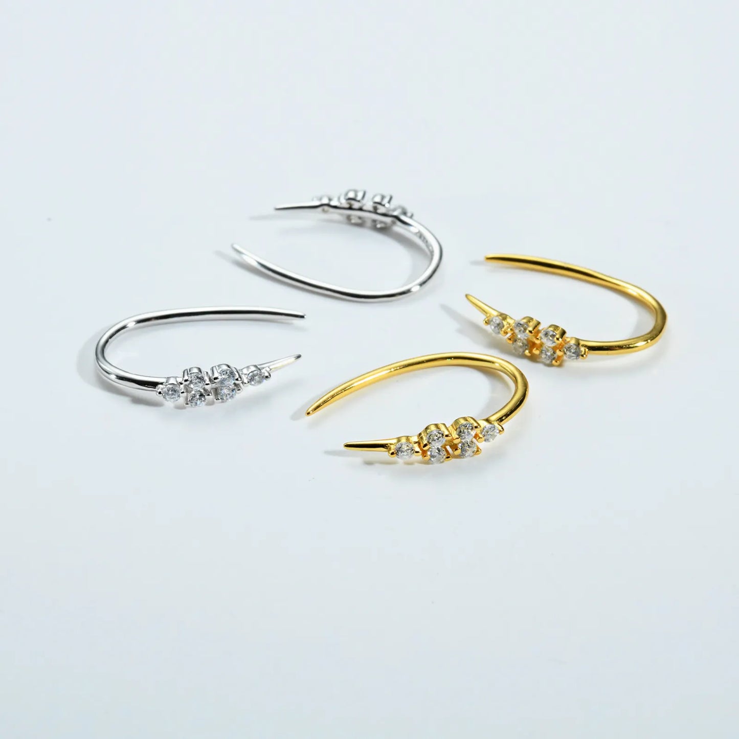 Camille Crystal Cluster Earrings