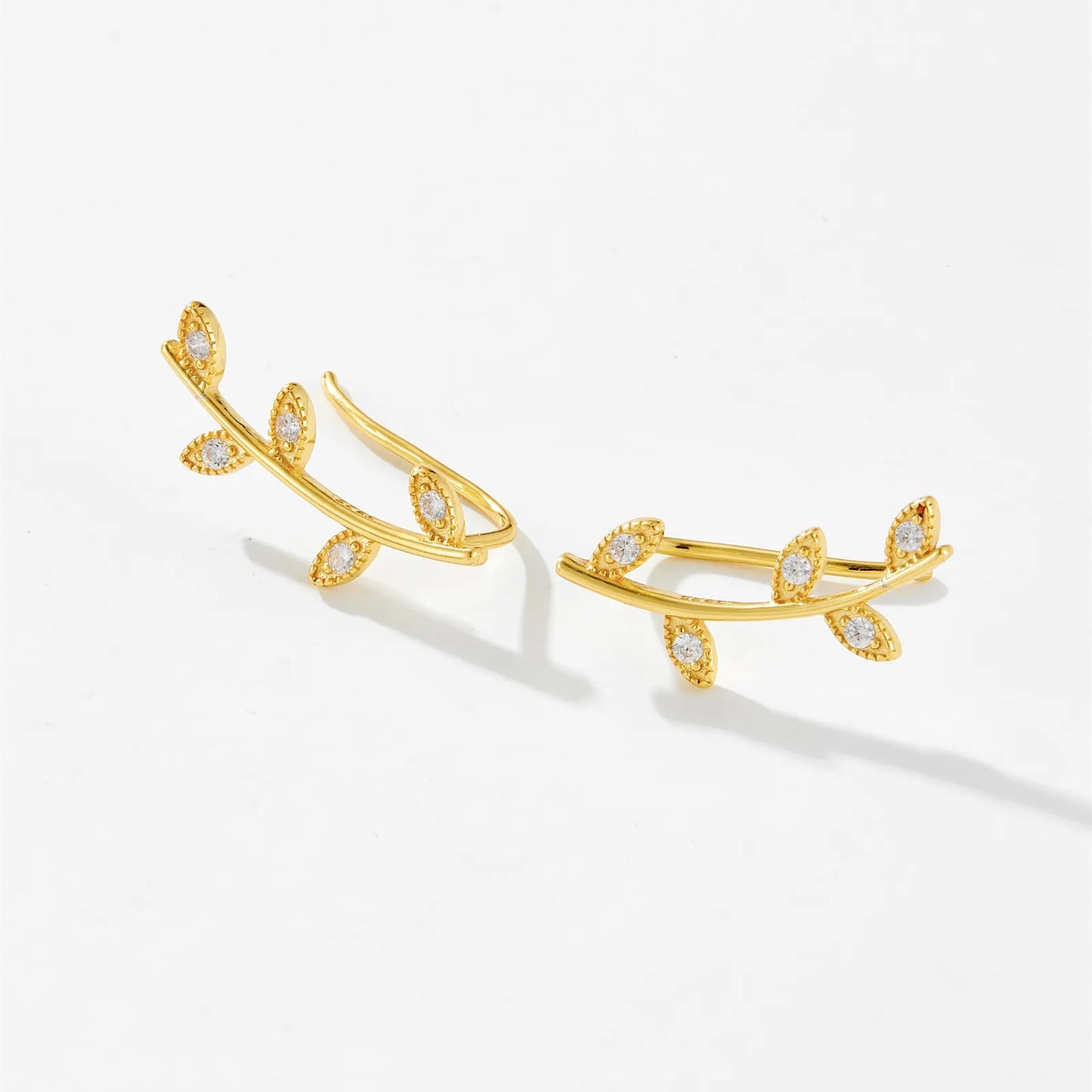 Giulia Vine Leaf Earrings