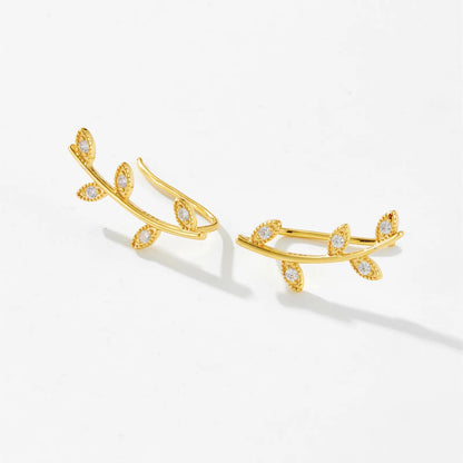 Giulia Vine Leaf Earrings