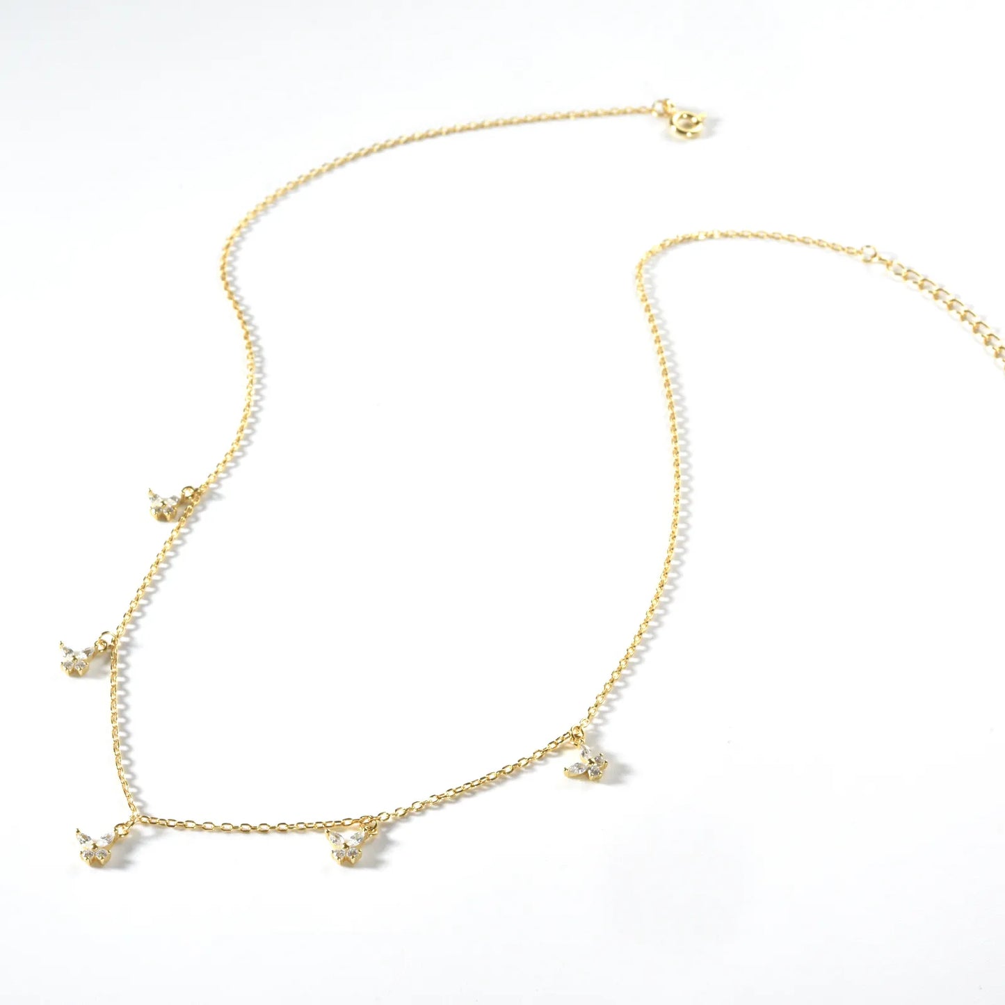 Amélie Crystal Buterfly Necklace