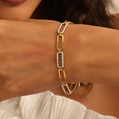Sofia Gold Link Bracelet