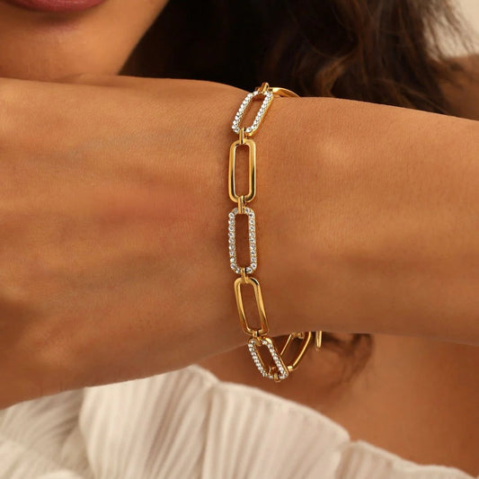 Sofia Gold Link Bracelet