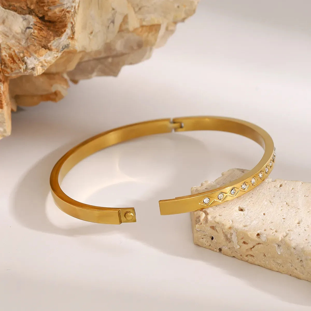 Isabella Pavé Crystal Bangle