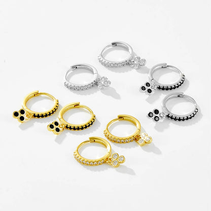 Juliette Triple Stone Earrings