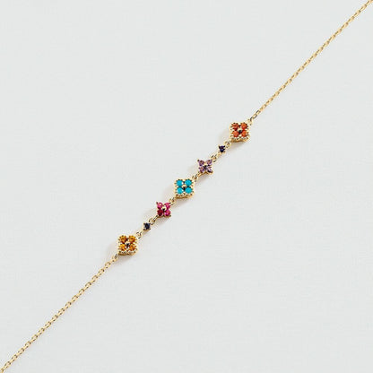 Aurélie Gold Cluster Bracelet