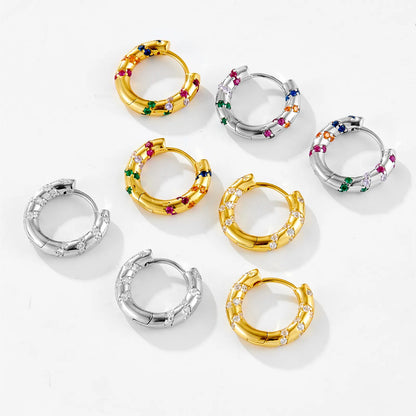 Juliette Crystals Hoops Earrings